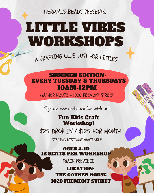 Little Vibes Workshops - Watermelon Plant Pot Painting