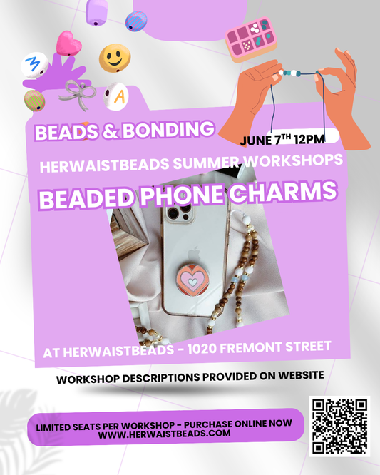Beaded Phone Charms