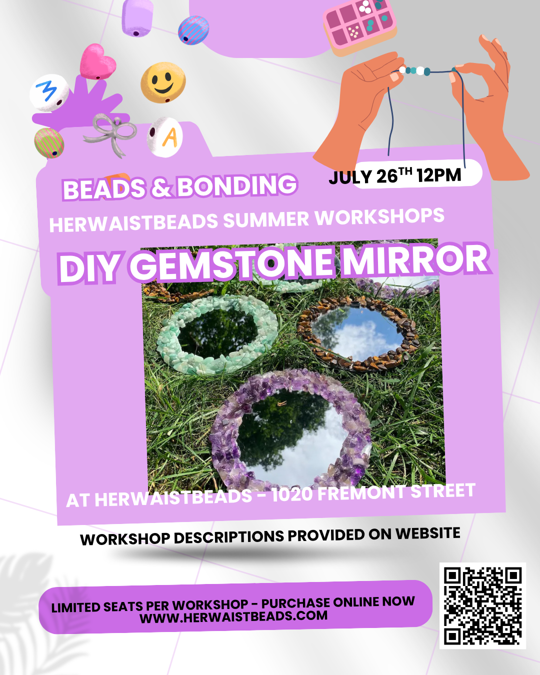 DIY Gemstone Mirrors
