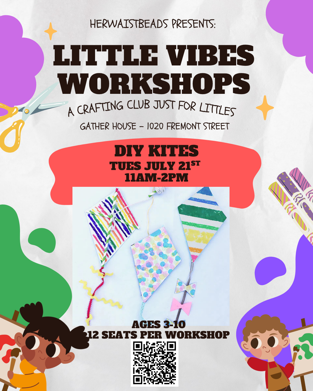 Little Vibes Workshops: DIY Kites
