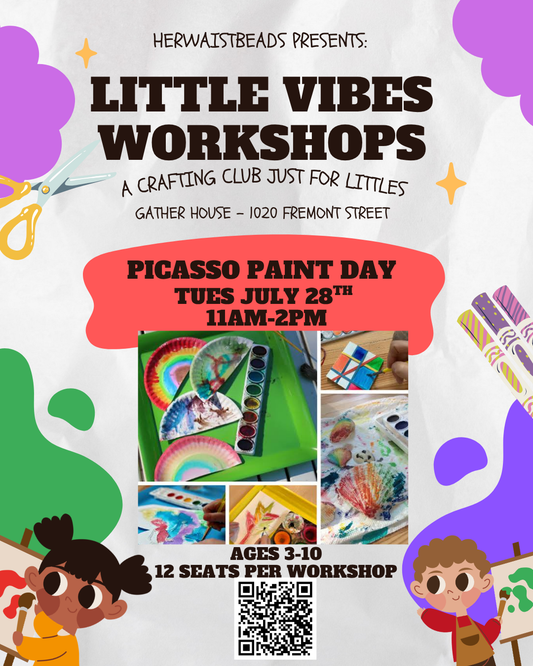 Little Vibes Workshops - Picasso Paint Day