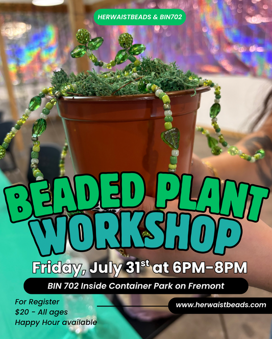 DIY Beaded Plant