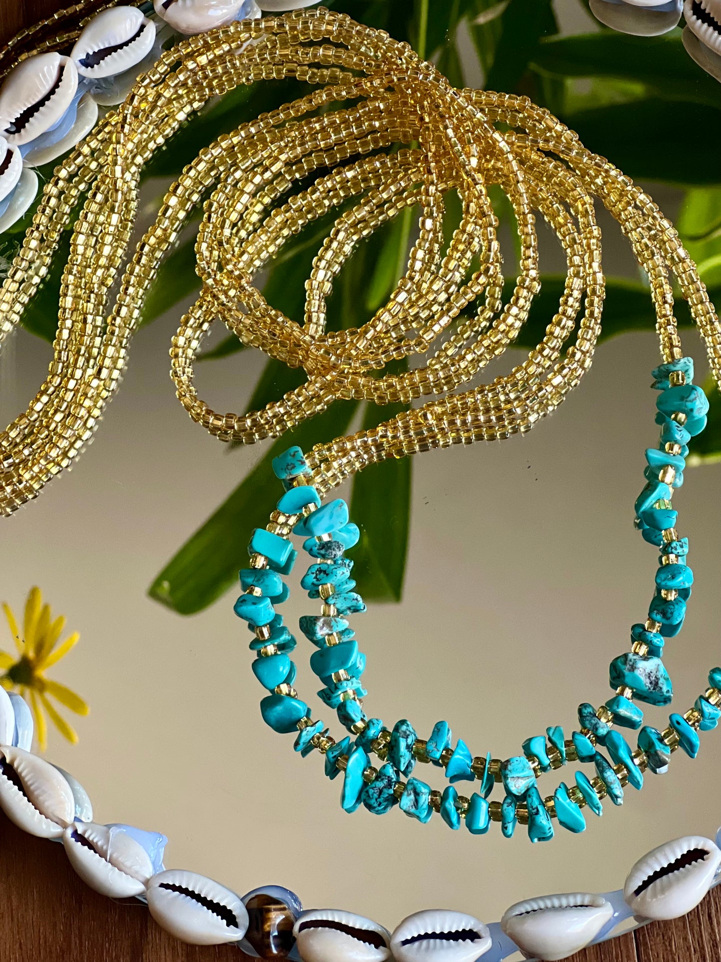 Gold + Turquoise