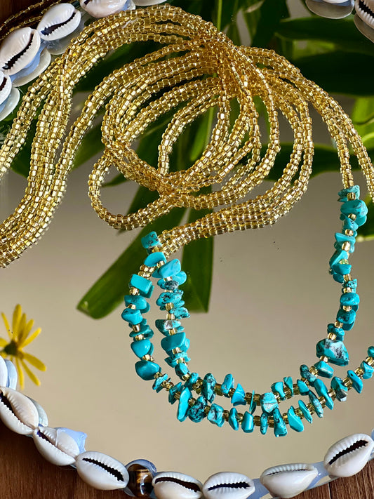 Gold + Turquoise