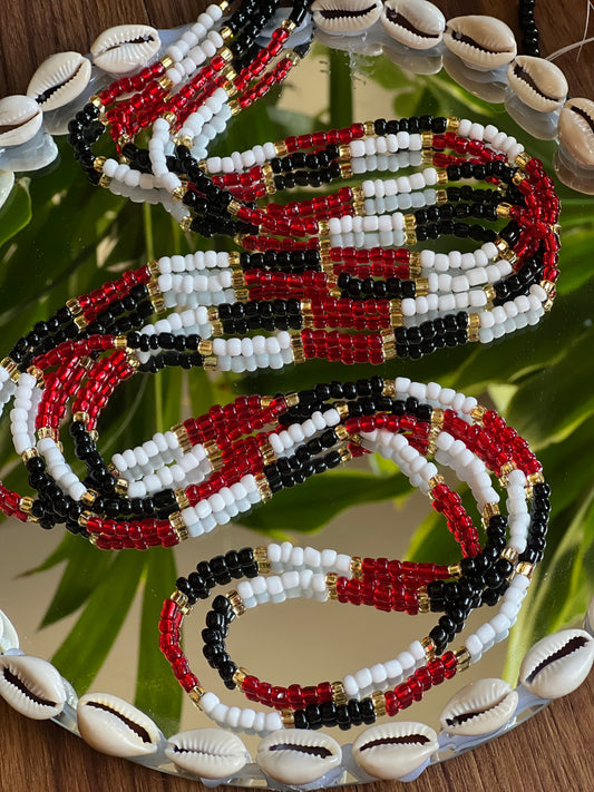 Red + Black + White
