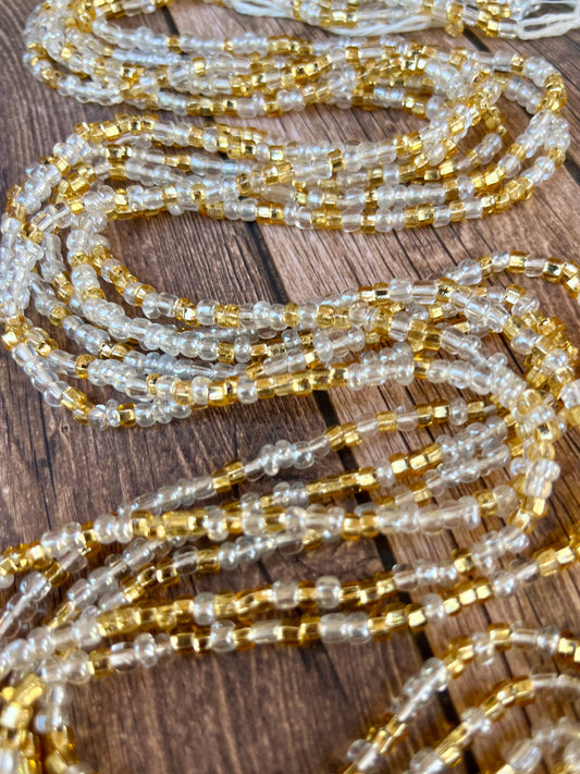 Clear + Gold
